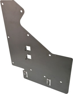 Steel plate door manufactured for MRAP vehicles