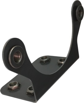 Skid loader motor mount bracket