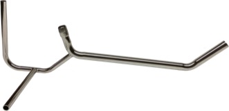 Stainless steel suction-pump wand; welded with a passivated finish