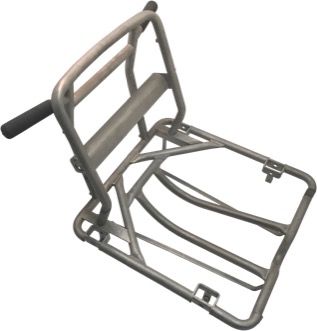 Medical-grade bath chair frame